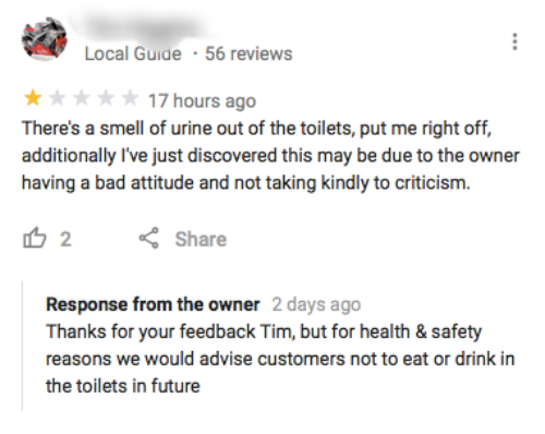 One-star review of The Bishopstown Bar