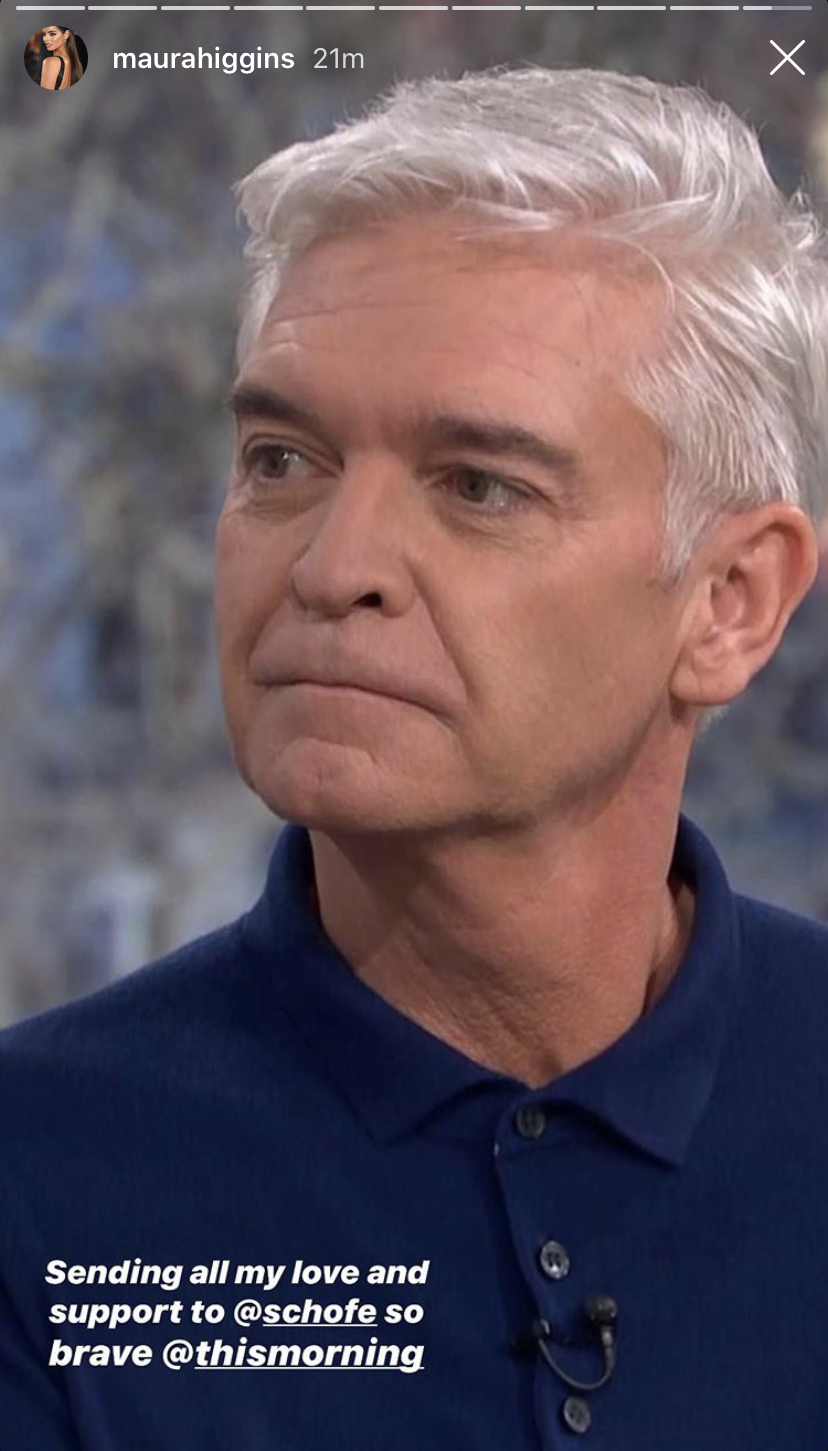 Maura Higgins posts message of support to Phillip Schofield