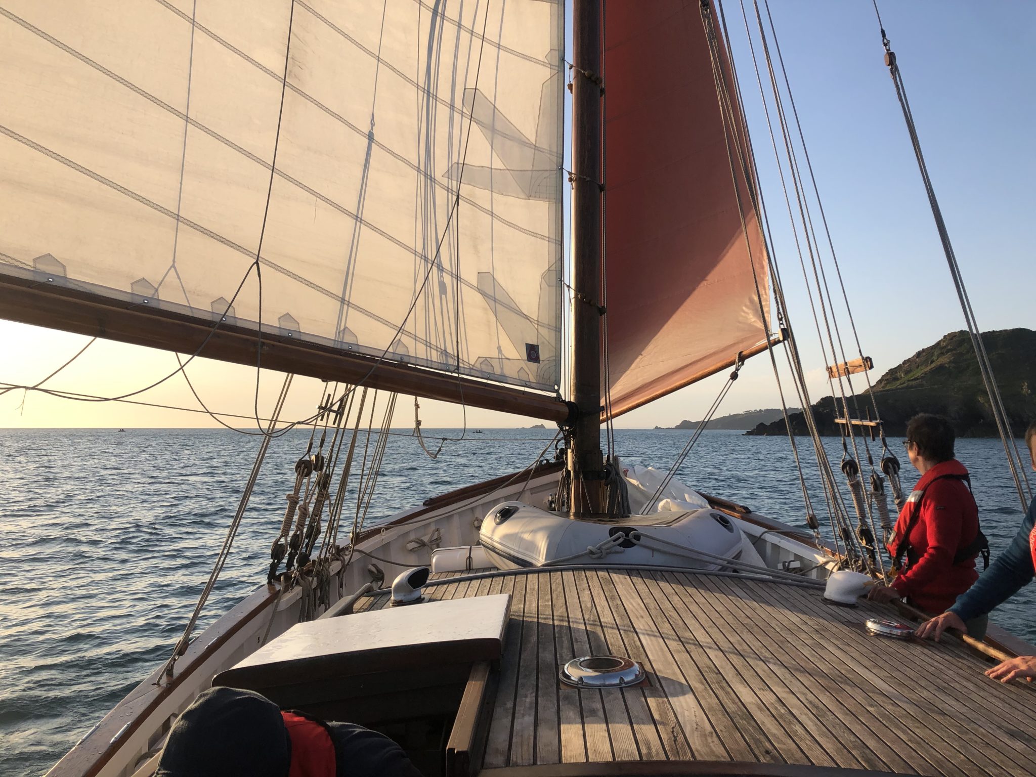 24-hour sailing trip aboard the Saint-Quay in Brittany, France. Photo credits: crtb-Sensation Nautique