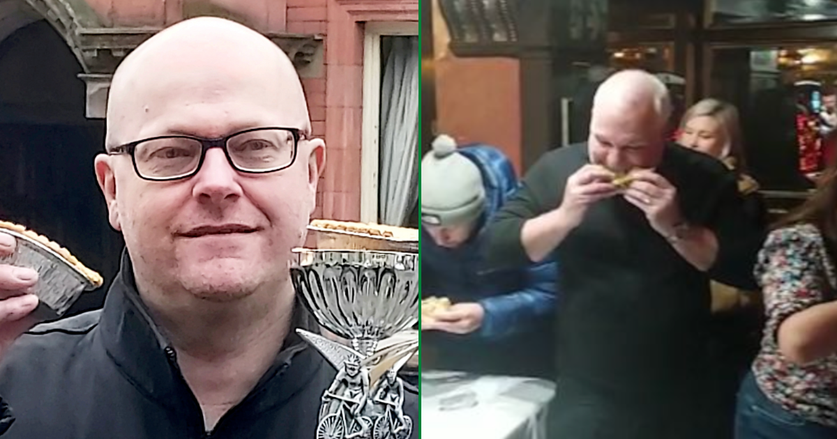 Man crowned World Pie Eating champion for third time after gobbling pie ...